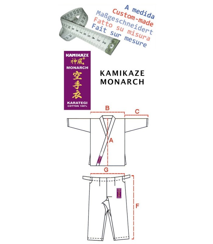 Karategi Kamikaze MONARCH - Custom made