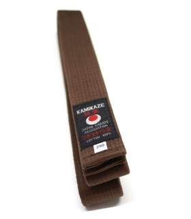 Cintura de prima qualità KAMIKAZE marrone in cottone