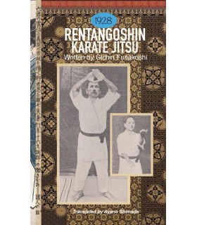 Libro RENTANGOSHIN KARATE JITSU (1928), Gichin FUNAKOSHI, copertina rigida, inglese