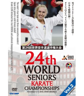DVD 24th WORLD CHAMPIONSHIPS WKF 2018 MADRID, SPAIN, VOL.2