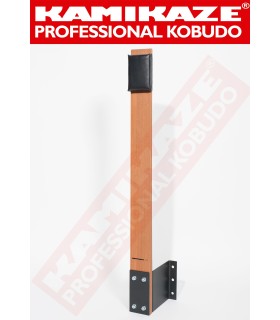 MAKIWARA KAMIKAZE PROFESSIONAL completa para fixação no SOLO, madeira e almofada
