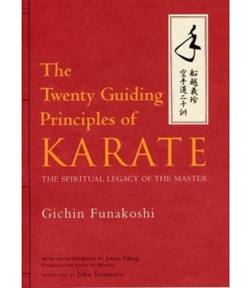 Livre FUNAKOSHI Twenty Guiding Principles of Karate, anglais.