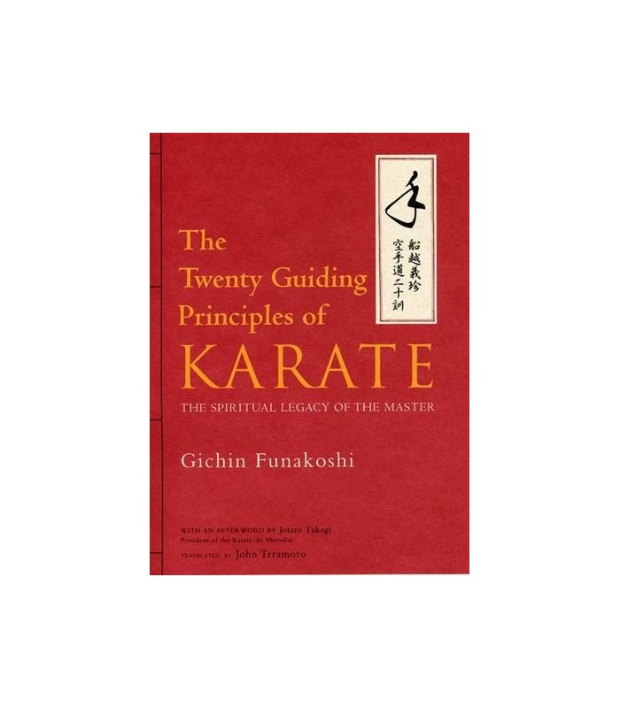 Livro FUNAKOSHI Twenty Guiding Principles of Karate, Inglês