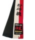 Cinturón Kamikaze rojo, blanco y negro especial RENSHI
