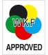 Wettkampfgürtel Kamikaze ROT "Kata Master" mit DKV/WKF-Zertifizierung