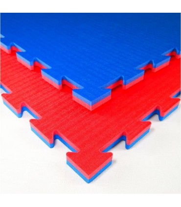 Tatami, special for Karate, Jigsaw Mat 100 x 100 x 2 cm, RED-BLUE reversible