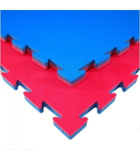 Tatami BEGINNER puzle iniciación 100 x 100 x 2 cm, ROJO-AZUL, reversible