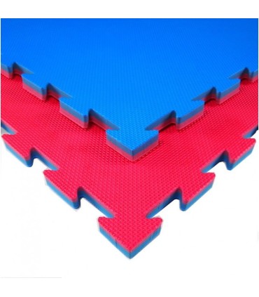 Tatami BEGINNER, entry level, Jigsaw Mat 100 x 100 x 2 cm, RED-BLUE reversible